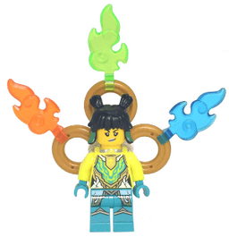 Mei - Neon Yellow Armor, Fire Rings