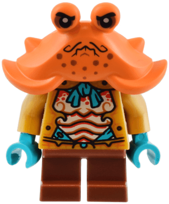 LEGO Crab General (mk124) Ninjago Dragons Rising Minifigure