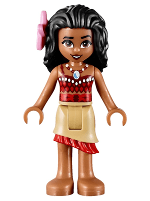 LEGO Moana (Medium Nougat) (moa002) Disney Minifigure