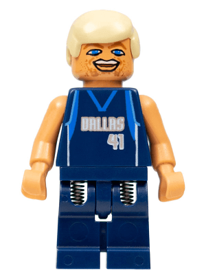 LEGO NBA Dirk Nowitzki Dallas Mavericks #41 (nba008) Sports Minifigure