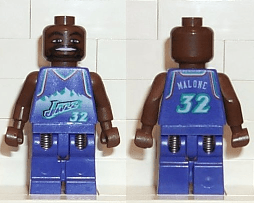 LEGO NBA Karl Malone Utah Jazz #32 (nba012) Sports Minifigure