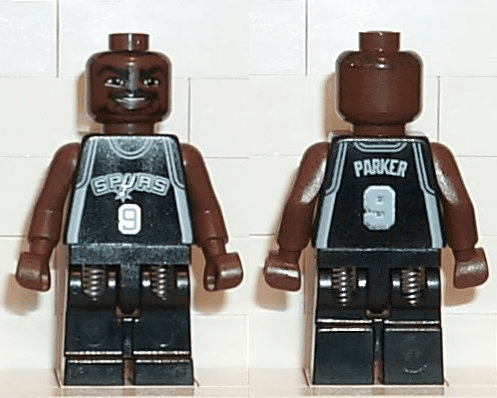 LEGO NBA Tony Parker San Antonio Spurs #9 (nba023) Sports Minifigure