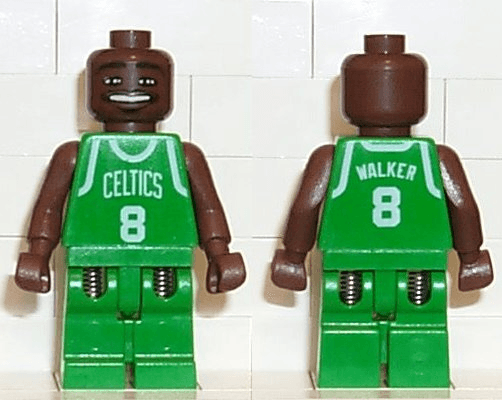LEGO NBA Antoine Walker Boston Celtics #8 (Green Uniform) (nba024) Sports Minifigure