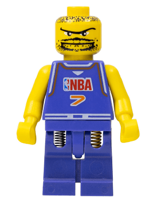 LEGO NBA Player Number 7 (nba025) Sports Minifigure