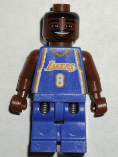 LEGO NBA Kobe Bryant Los Angeles Lakers #8 (Road Uniform) (nba035) Sports Minifigure