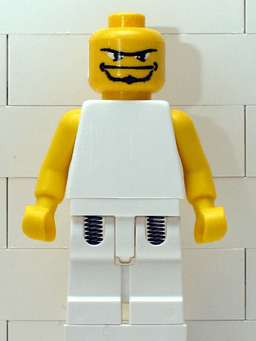 NBA Player White Torso, White Legs #1