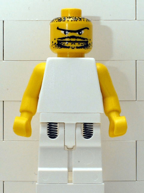 LEGO NBA Player White Torso (nba051) Sports Minifigure