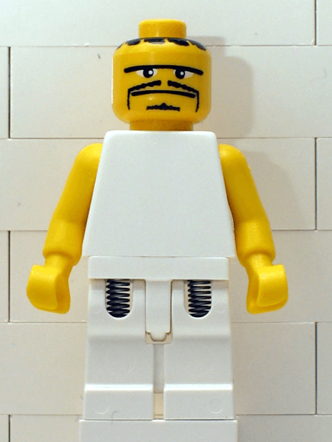 LEGO NBA Player White Torso (nba052) Sports Minifigure