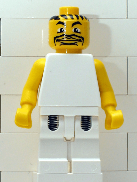 LEGO NBA Player White Torso (nba054) Sports Minifigure