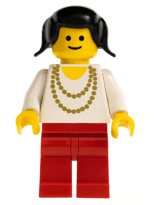 LEGO Necklace Gold (ncklc004) Town / City Minifigure