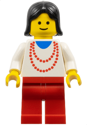 LEGO Necklace Red (ncklc013) Town / City Minifigure