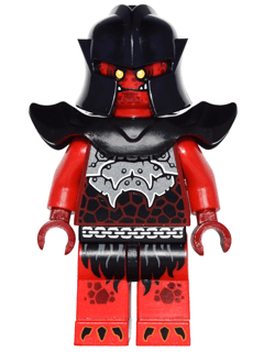 Crust Smasher - Armored Chest, Red Legs, Black Shoulder Pads Armor