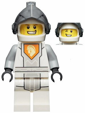Lance Richmond - Flat Silver Visor (Battle Suit Lance)