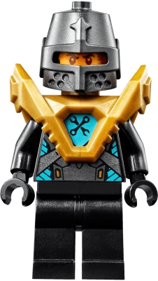 Robin Underwood - Pearl Dark Gray Helmet, Black Legs, Pearl Gold Armor