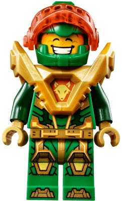 Aaron Fox - Trans-Neon Orange Visor, Pearl Gold Armor