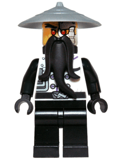 LEGO Wu Evil (Sensei Wu / Techno Wu) (njo0095) minifigure