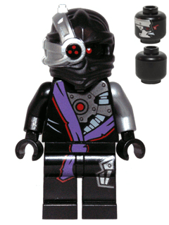 LEGO Nindroid Warrior with Head Pattern Only on Front (njo0109) minifigure