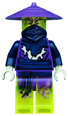 LEGO Ghost Warrior Cowler / Pyrrhus / Cyrus (njo0141) Ninjago Minifigure