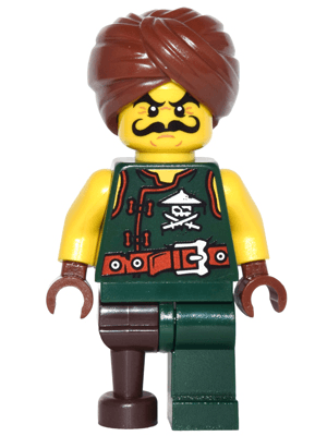 LEGO Sky Pirate Foot Soldier with Turban (njo0231) Ninjago Minifigure