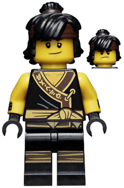 Cole - The LEGO Ninjago Movie, Arms with Cuffs, Hair