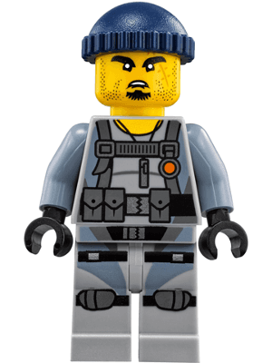 LEGO Shark Army Gunner / Charlie (njo0341) Hidden Side Minifigure