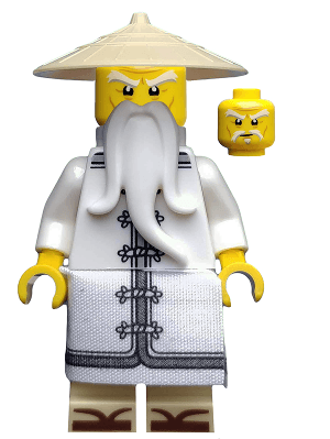 LEGO Sensei Wu (njo0354) Hidden Side Minifigure