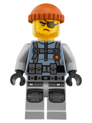 LEGO Shark Army Thug (njo0356) Hidden Side Minifigure