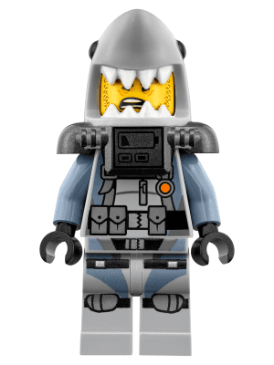 LEGO Shark Army Great White (njo0361) Hidden Side Minifigure