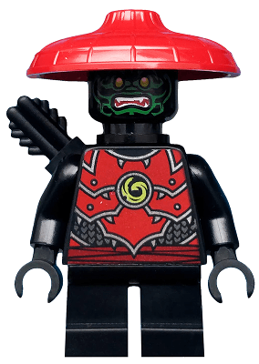 LEGO Stone Army Scout Green Face (njo0500) Ninjago Minifigure