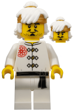 LEGO Wu Teen (Sensei Wu) White Training Gi (njo0555) minifigure