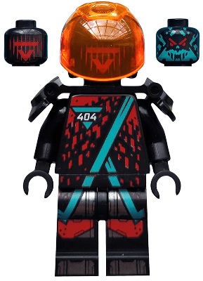 LEGO Red Visor 404 Torso (njo0566) Ninjago Minifigure