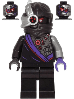 LEGO Nindroid Warrior Dual Sided Head (njo0577) minifigure