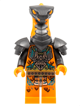 Boa Destructor - Breastplate Torso, Pearl Dark Gray Head, Shoulder Pads