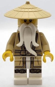 Wu Sensei - Legacy, Tan Robe, Braided Ponytail