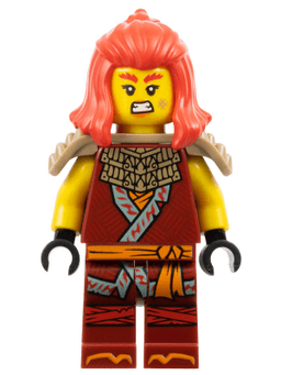 Wyldfyre - Dark Red Tunic, Shoulder Armor