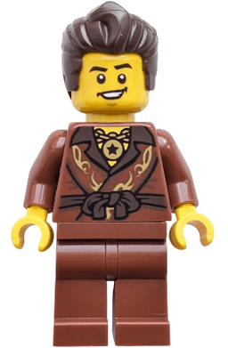 Dareth - Reddish Brown Robe, Reddish Brown Plain Legs (BAM)