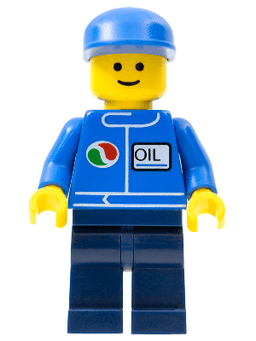 Octan - Blue Oil, Dark Blue Legs, Blue Cap