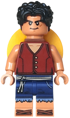 LEGO Monkey D. Luffy (op007) One Piece Minifigure