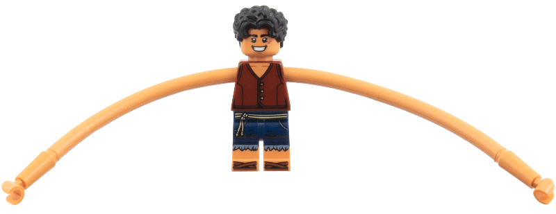 LEGO Monkey D. Luffy (op012) One Piece Minifigure