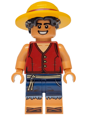 LEGO Monkey D. Luffy (op018) One Piece Minifigure