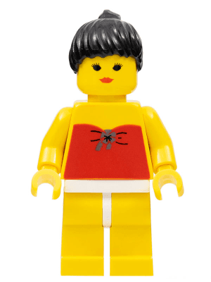 LEGO Red Halter Top (par009a) Town / City Minifigure