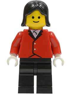 LEGO Red Riding Jacket (par049) Town / City Minifigure