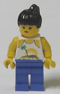 LEGO Island with Palm and Sun (par055) minifigure