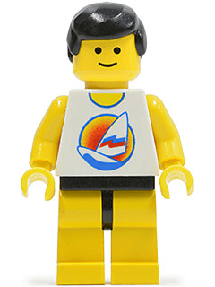 LEGO Surfboard on Ocean (par058) Town / City Minifigure