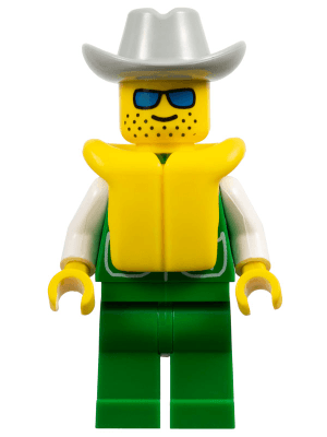 LEGO Jacket Green with 2 Large Pockets (pck004) Town / City Minifigure