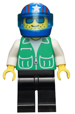 LEGO Jacket Green with 2 Large Pockets (pck005) minifigure