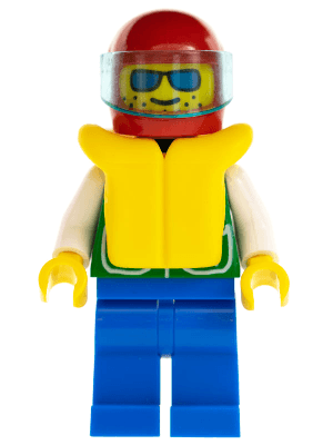 LEGO Jacket Green with 2 Large Pockets (pck009) Town / City Minifigure