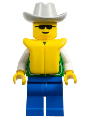 LEGO Jacket Green with 2 Large Pockets (pck012) Town / City Minifigure