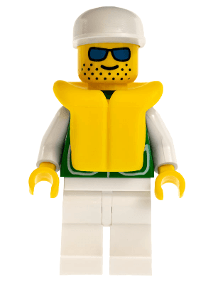 LEGO Jacket Green with 2 Large Pockets (pck018) Town / City Minifigure