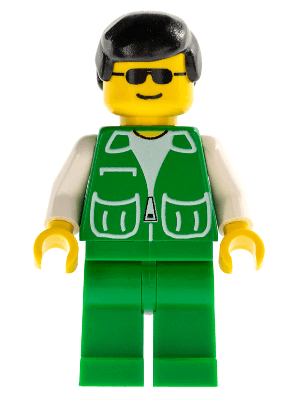 LEGO Jacket Green with 2 Large Pockets (pck019) Town / City Minifigure